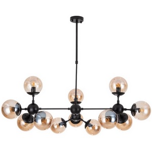 Потолочная люстра молекулы Arte Lamp Bolla A1664SP-12BK