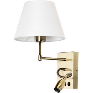 Бра для чтения с выключателем и USB-портом Arte Lamp Elba A2581AP-2AB