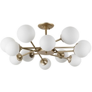 Потолочная люстра молекулы Arte Lamp Marco A2703PL-12SG