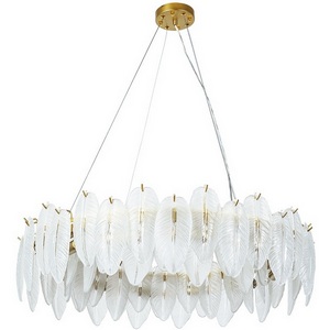 Подвесная люстра Arte Lamp Evie A4052SP-12SG листья