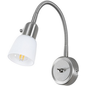 Бра на гибкой ножке Arte Lamp Lettura A7009AP-1SS