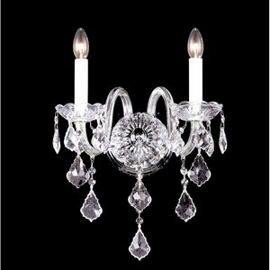 Бра Crystal Lux QUEEN AP2 подсвечник с подвесками