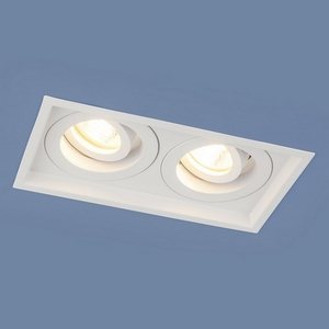 Встраиваемый светильник направленного света 1071/2 WH белый Elektrostandard 1071 MR16