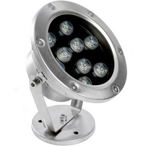 Уличный подводный прожектор светодиодный Feron LL-824 48468 9W, AC24V, низковольтный, RGB, IP68