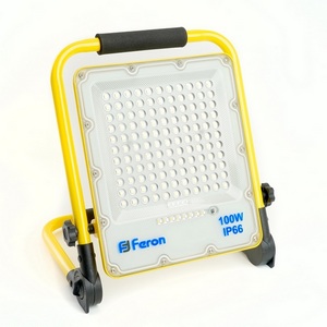 Светодиодный прожектор Feron LL-952 48677 переносной с зарядным устройством IP66 100W 6400K