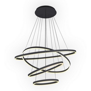 Подвесная люстра led подвесная диммируемая светодиодная с пультом Kink Light Тор 08204,19A(4000K) кольцо