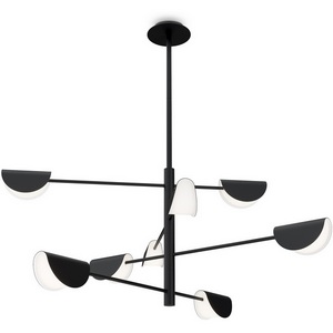 Потолочная люстра с черной арматурой Maytoni Mollis MOD126PL-08B