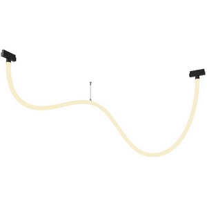 Трековый подвесной светильник гибкий 48V Tau Exility 3000K 50Вт 360° LED (магнитный) Maytoni Technical TR101-2-50W3K-B