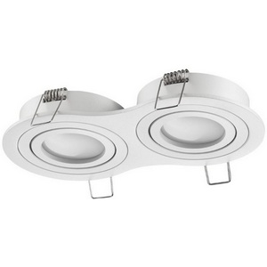 Светильник встраиваемый поворотный Novotech Morus 371023 белый IP20 GU10 2*50W 220-240V