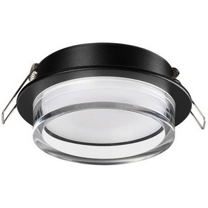 Светильник встраиваемый Novotech Gem 371026 черный IP20 GX53 12Вт 220-240V