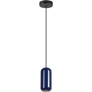 Подвесной светильник Odeon Light Ovali 5053/1E PENDANT черный/синий/металл GU10 LED 4W