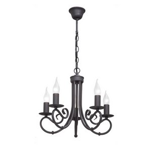 Подвесная люстра ковка Vitaluce V3407/5 в виде свечи