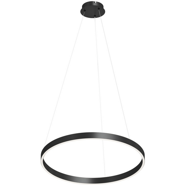 Подвесной светильник кольцо светодиодный Denkirs Raydia DK6272-BK фото