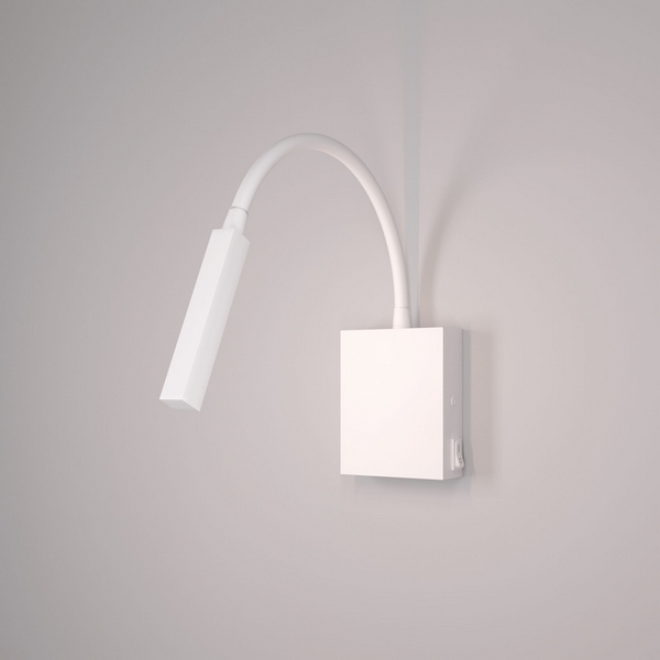 Светильник настенный светодиодный на гибкой ножке 40118/LED белый Elektrostandard Knob фото