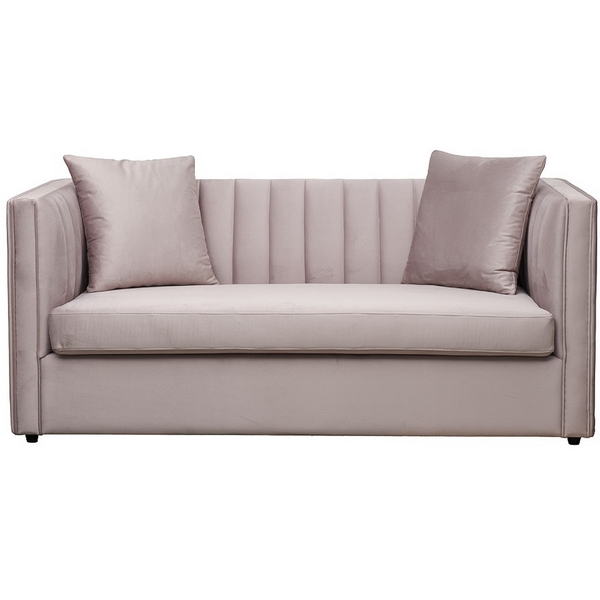 Диван Паоло (Paolo/VR) двухместн.раскл. велюр беж. 182*90*78см Garda Decor 182VR-PAOLO180-2K-Colt1001  фото