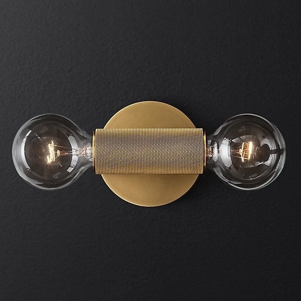 Бра Rh Utilitaire Inline Sconce Brass ImperiumLoft 44,557 (123279-22) фото